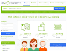 Tablet Screenshot of 247discount.nl